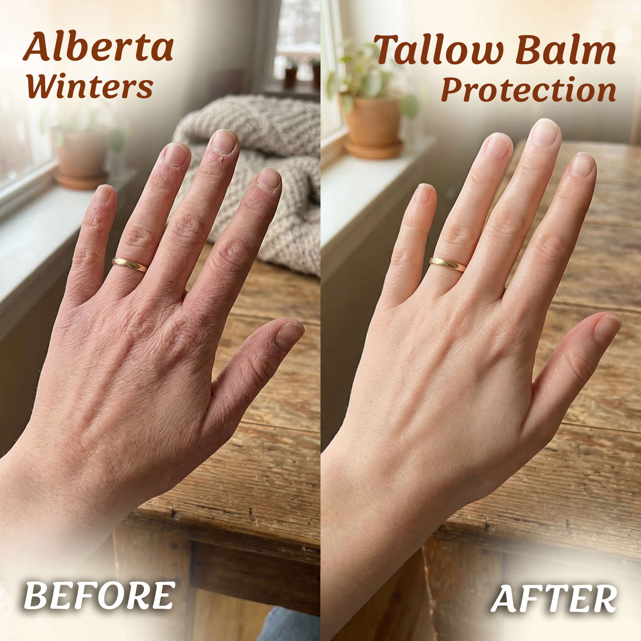 Spearmint Scented-Don't Have A Cow Tallow FACE AND BODY Balm -118mL/4oz Natural Skin Moisturizer